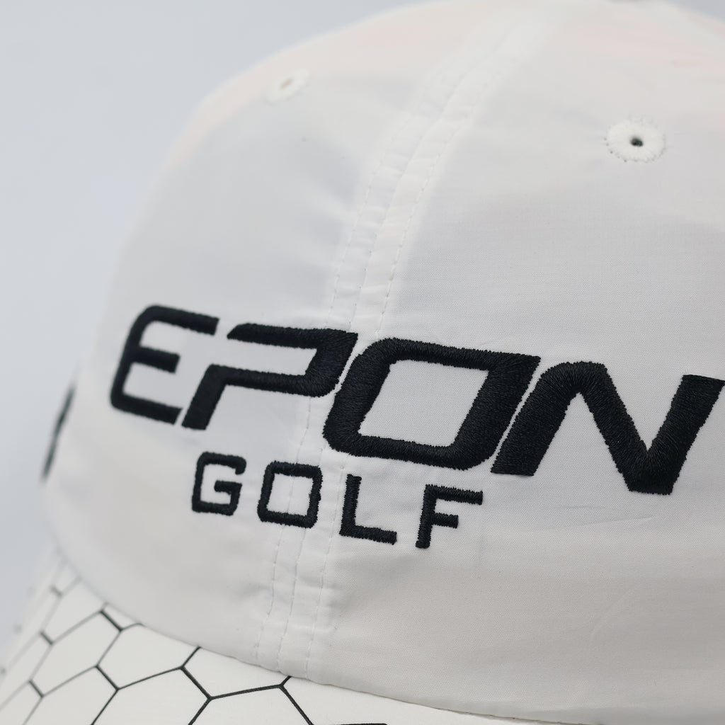 Epon Golf Japan Forged Performance Thrifted Cap - White Mesh Panel Hat