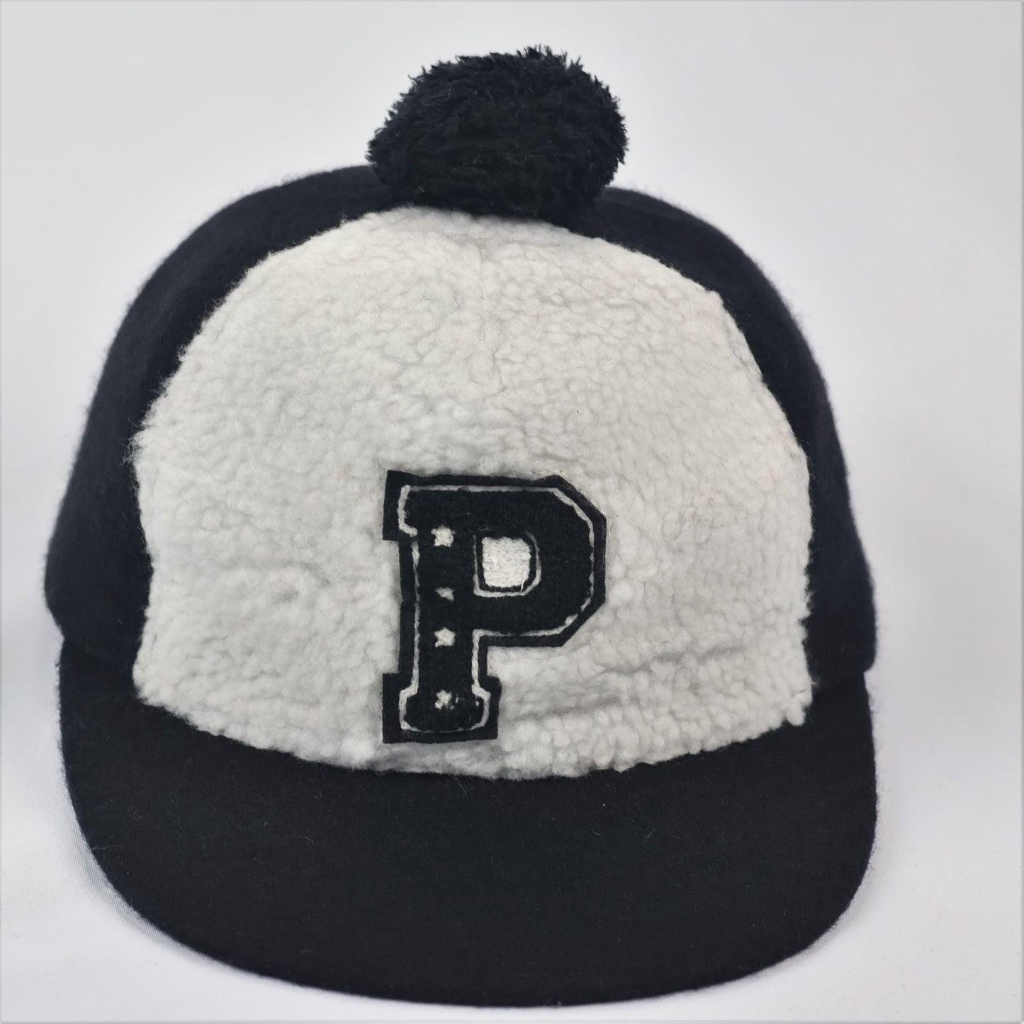 Official ZOH Kids Blue Ribbed Beanie – "P"  Logo Winter Cap