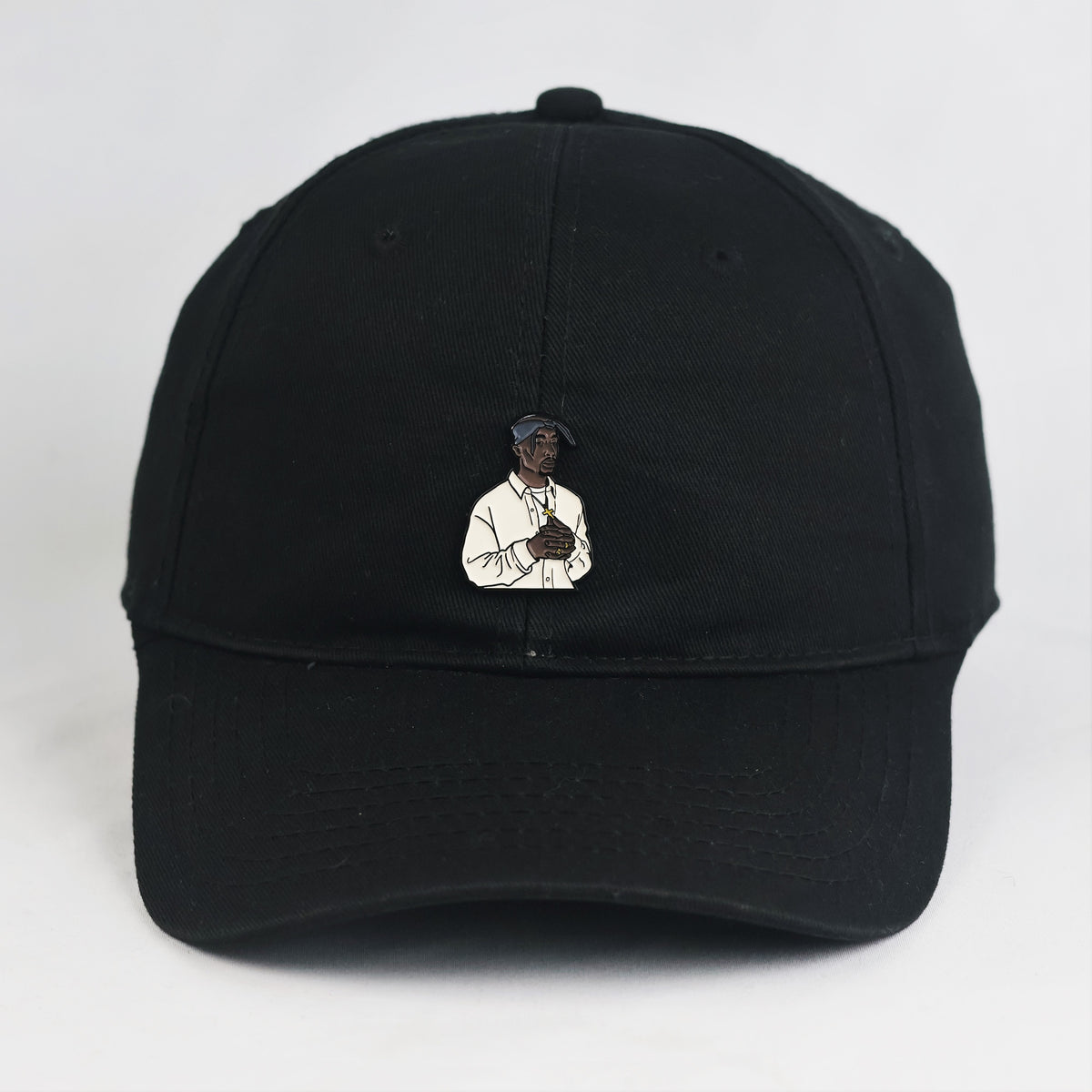 Thrifted Cayler & Sons Premium Headwear Black Baseball Cap | 10820