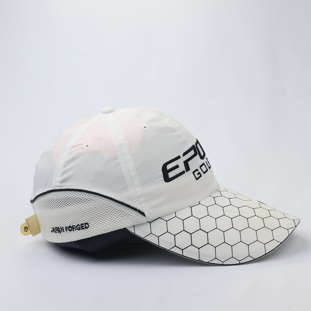 Epon Golf Japan Forged Performance Thrifted Cap - White Mesh Panel Hat