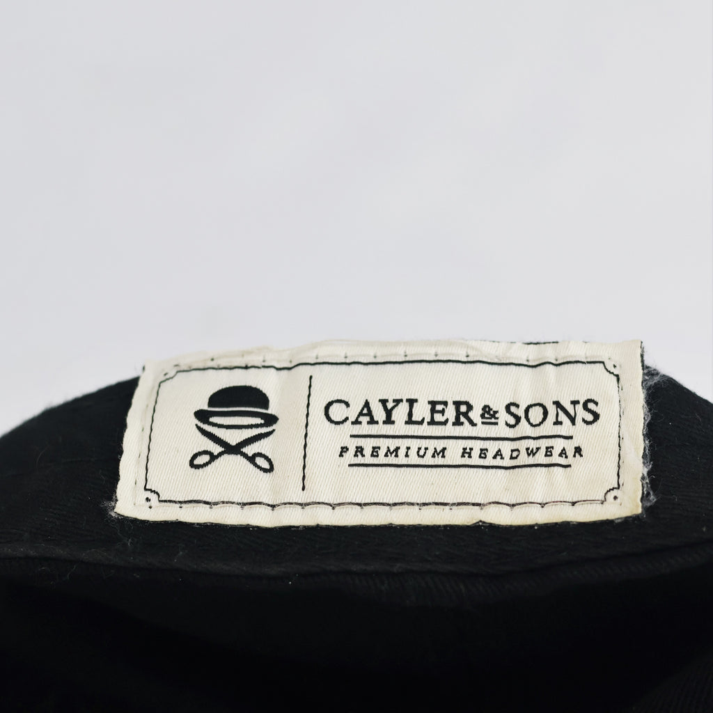 Thrifted Cayler & Sons Premium Headwear Black Baseball Cap | 10820