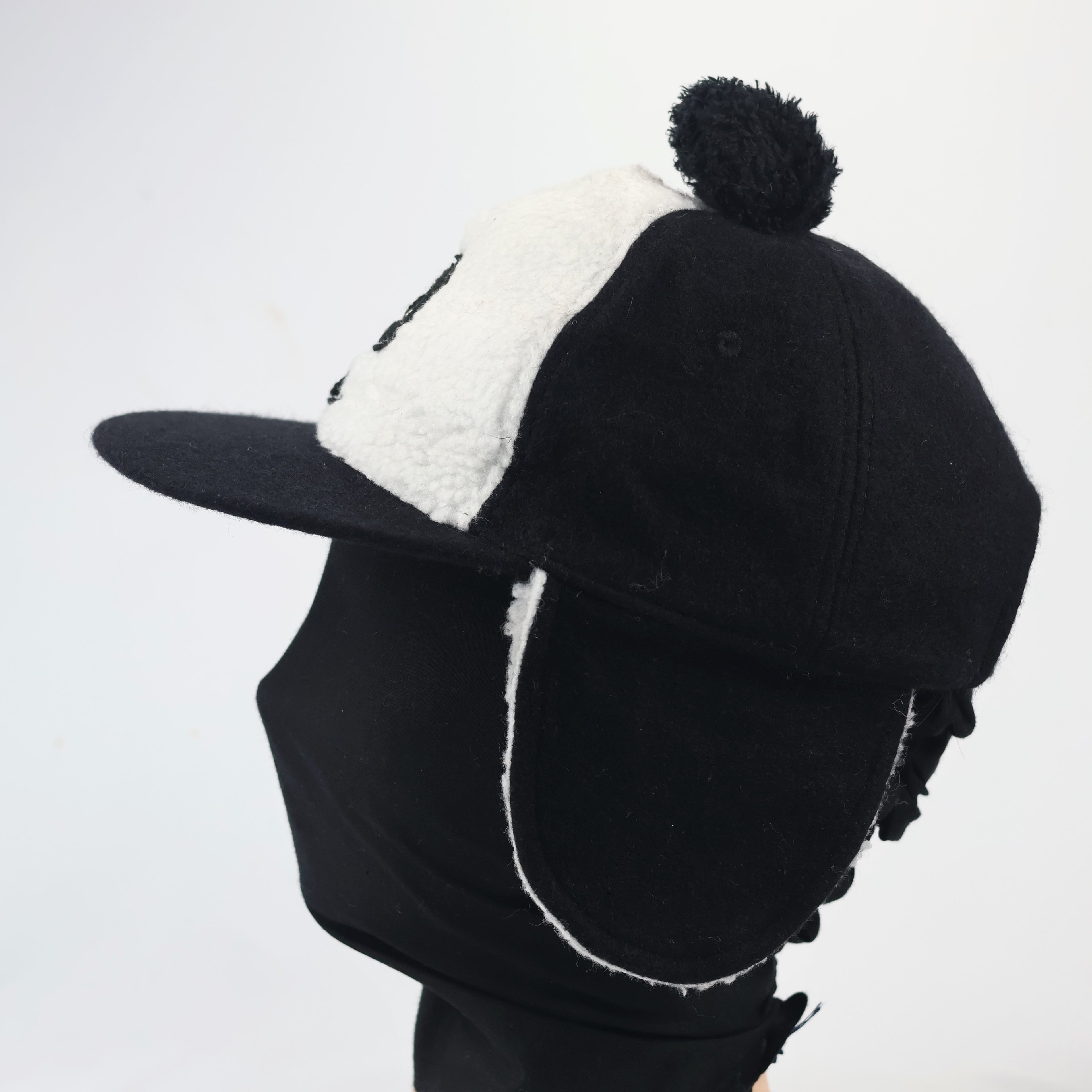 Official ZOH Kids Blue Ribbed Beanie – "P"  Logo Winter Cap