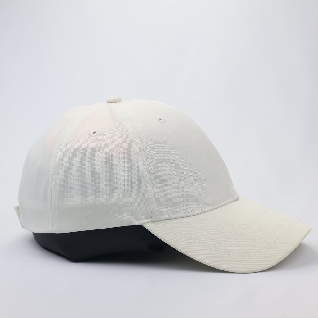 Puma Essentials Cat Logo Baseball Replica Cap - Off-White Adjustable Hat