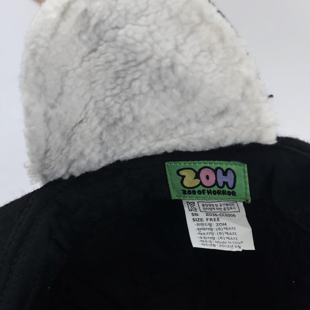 Official ZOH Kids Blue Ribbed Beanie – "P"  Logo Winter Cap