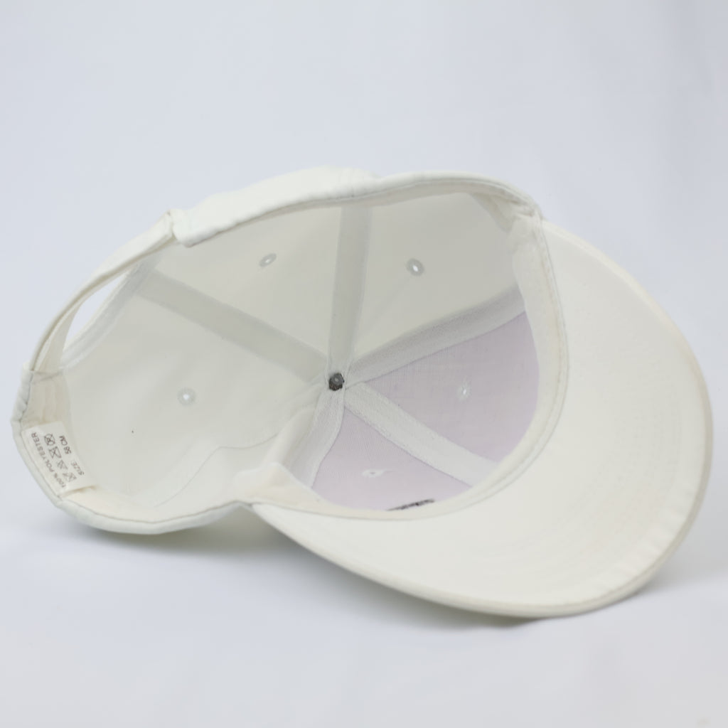 Puma Essentials Cat Logo Baseball Replica Cap - Off-White Adjustable Hat