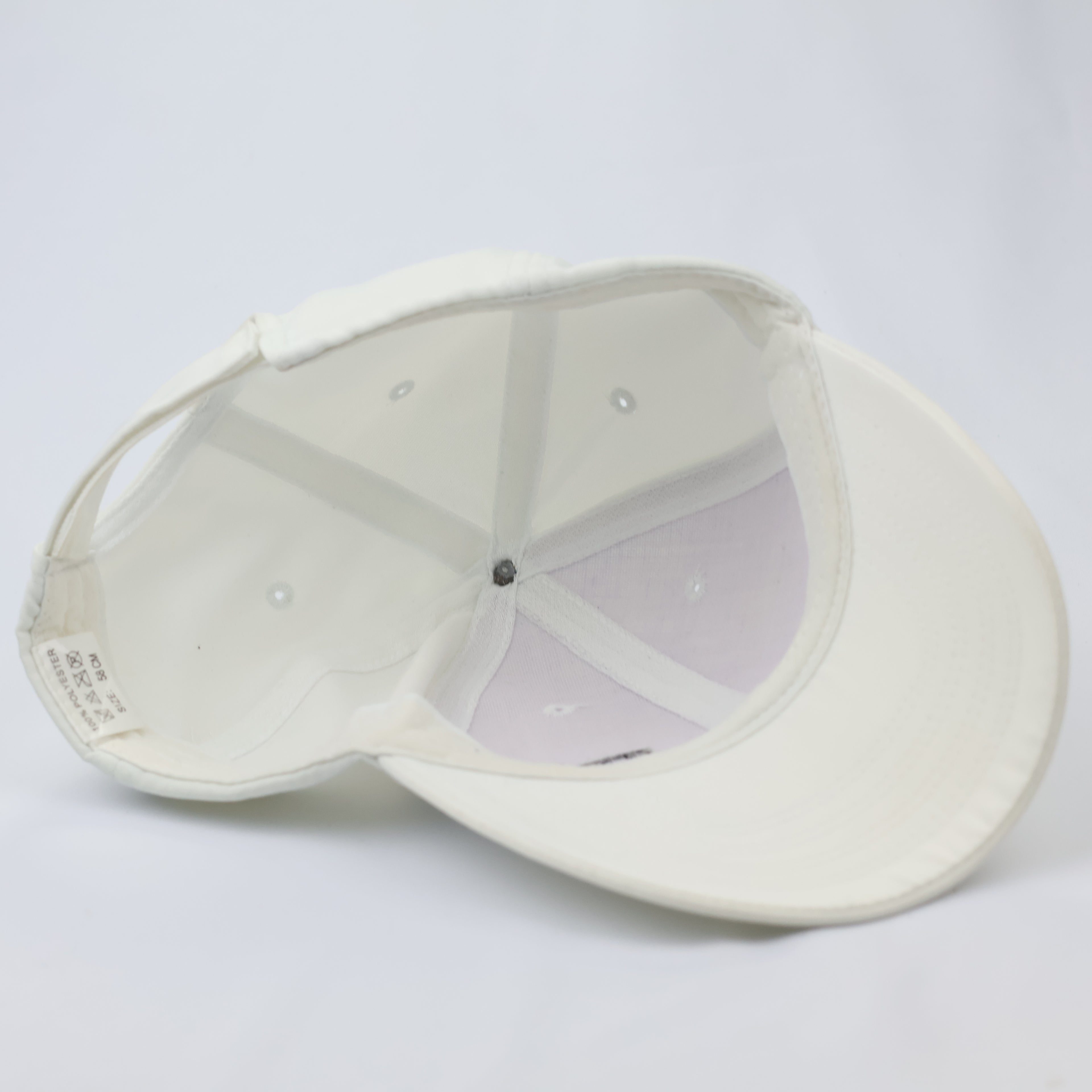 Puma Essentials Cat Logo Baseball Replica Cap - Off-White Adjustable Hat