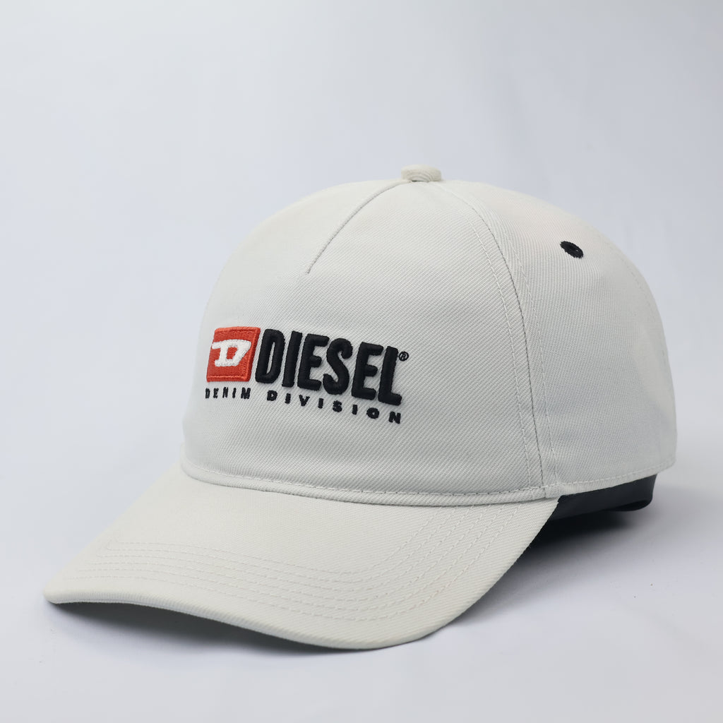Diesel Denim Division Vintage Baseball Cap - Off-White & Black