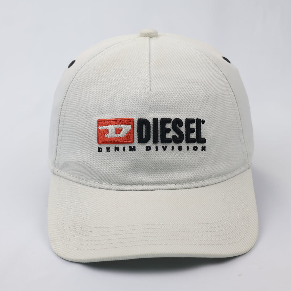 Diesel Denim Division Vintage Baseball Cap - Off-White & Black