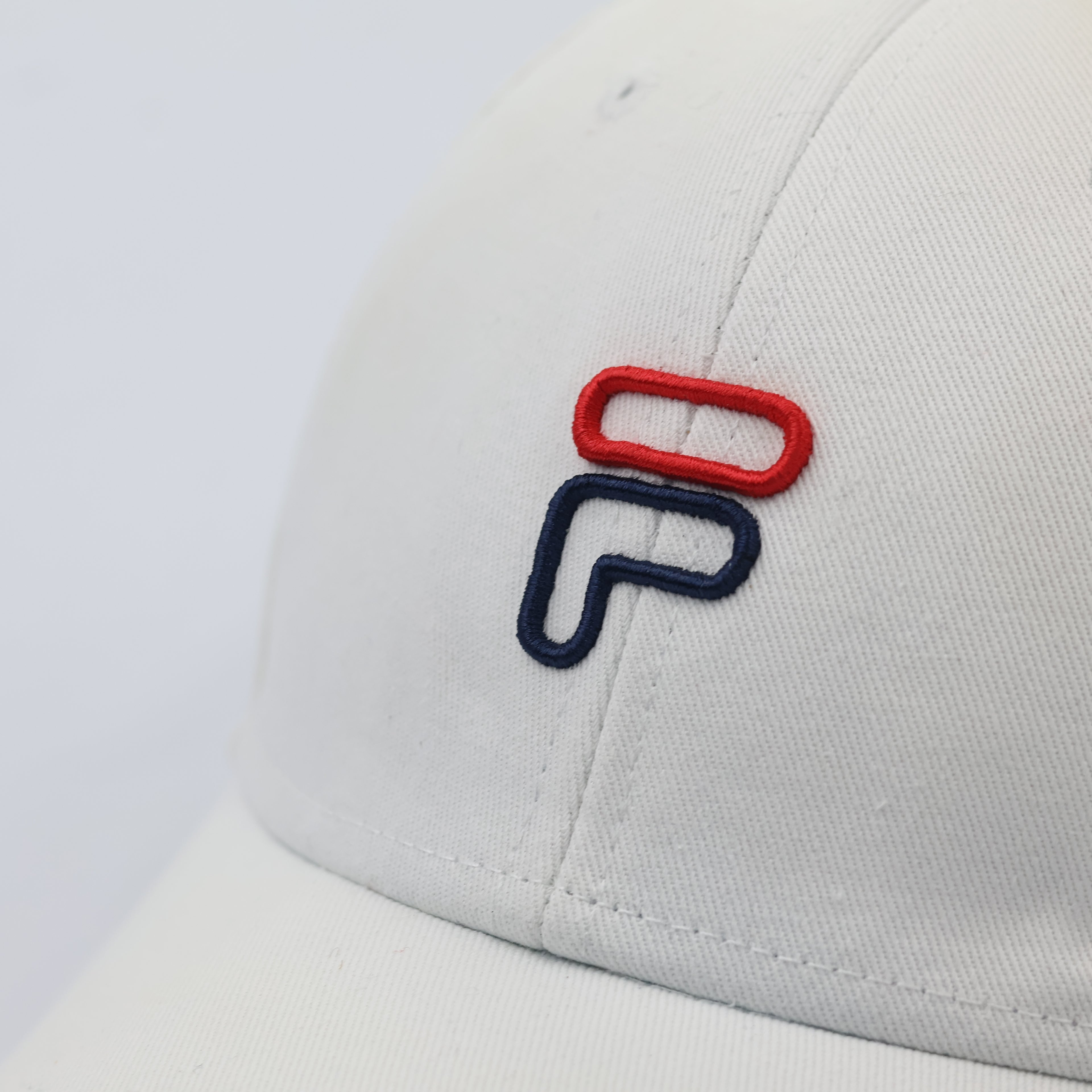 Authentic Fila Embroidered Logo Thrifted Hat - Off-White (Size 57-59cm)