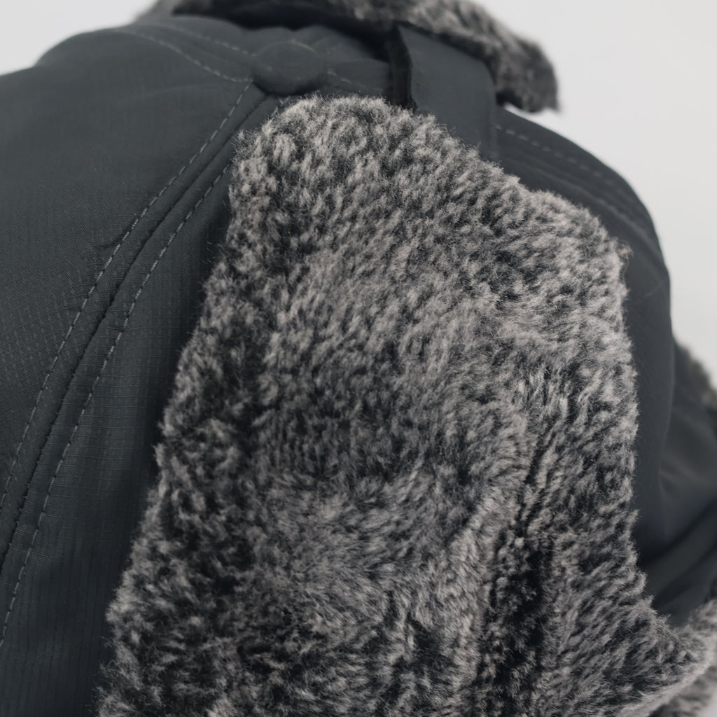 Classic "SUPPLEX" Grey Winter Thrifted Beanie - Warm Knit Hat (Adult Size)