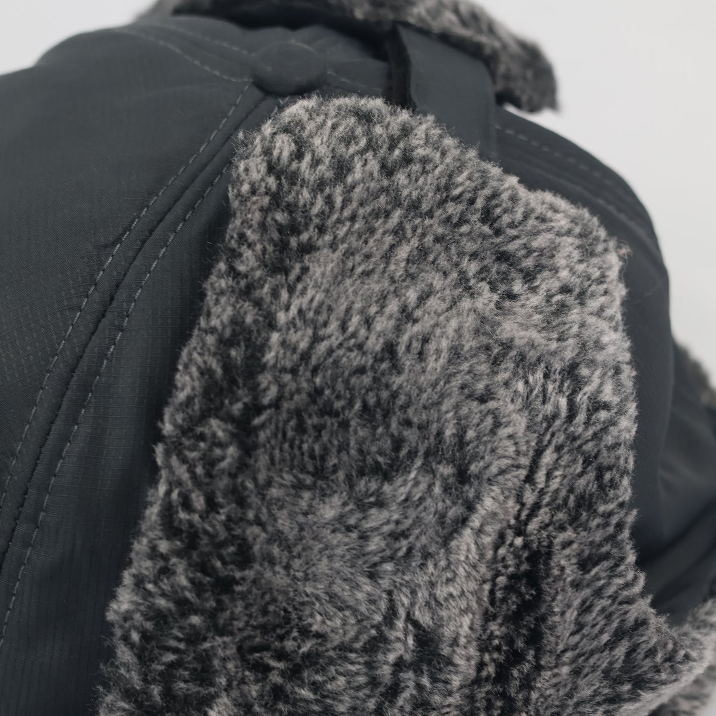 Classic "SUPPLEX" Grey Winter Thrifted Beanie - Warm Knit Hat (Adult Size)