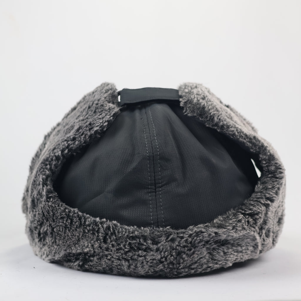 Classic "SUPPLEX" Grey Winter Thrifted Beanie - Warm Knit Hat (Adult Size)