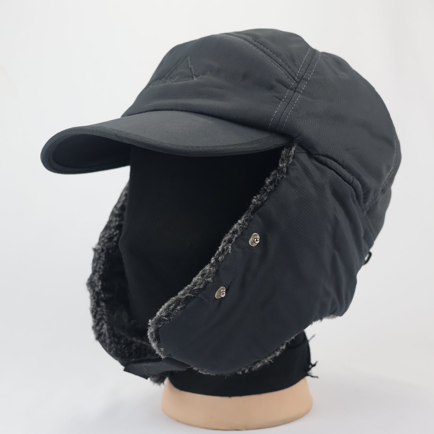 Classic "SUPPLEX" Grey Winter Thrifted Beanie - Warm Knit Hat (Adult Size)