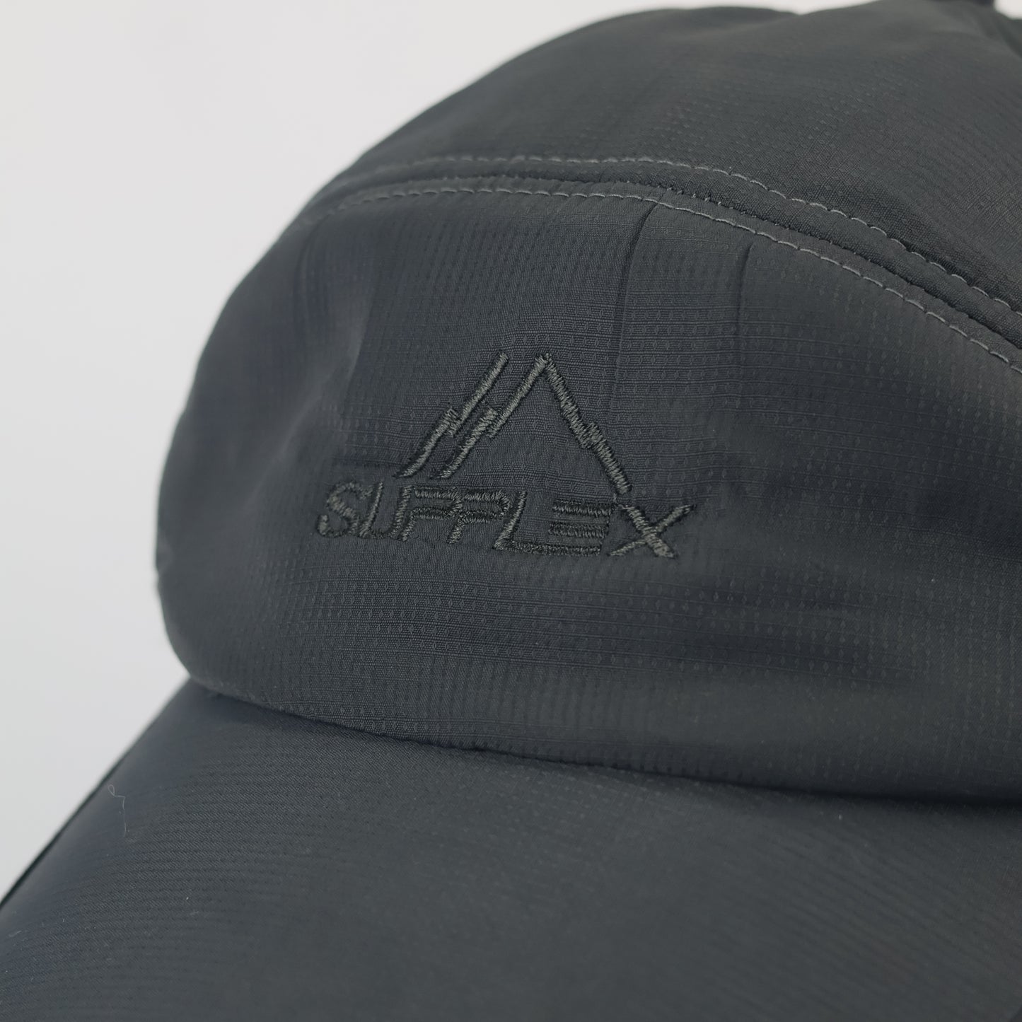 Classic "SUPPLEX" Grey Winter Thrifted Beanie - Warm Knit Hat (Adult Size)