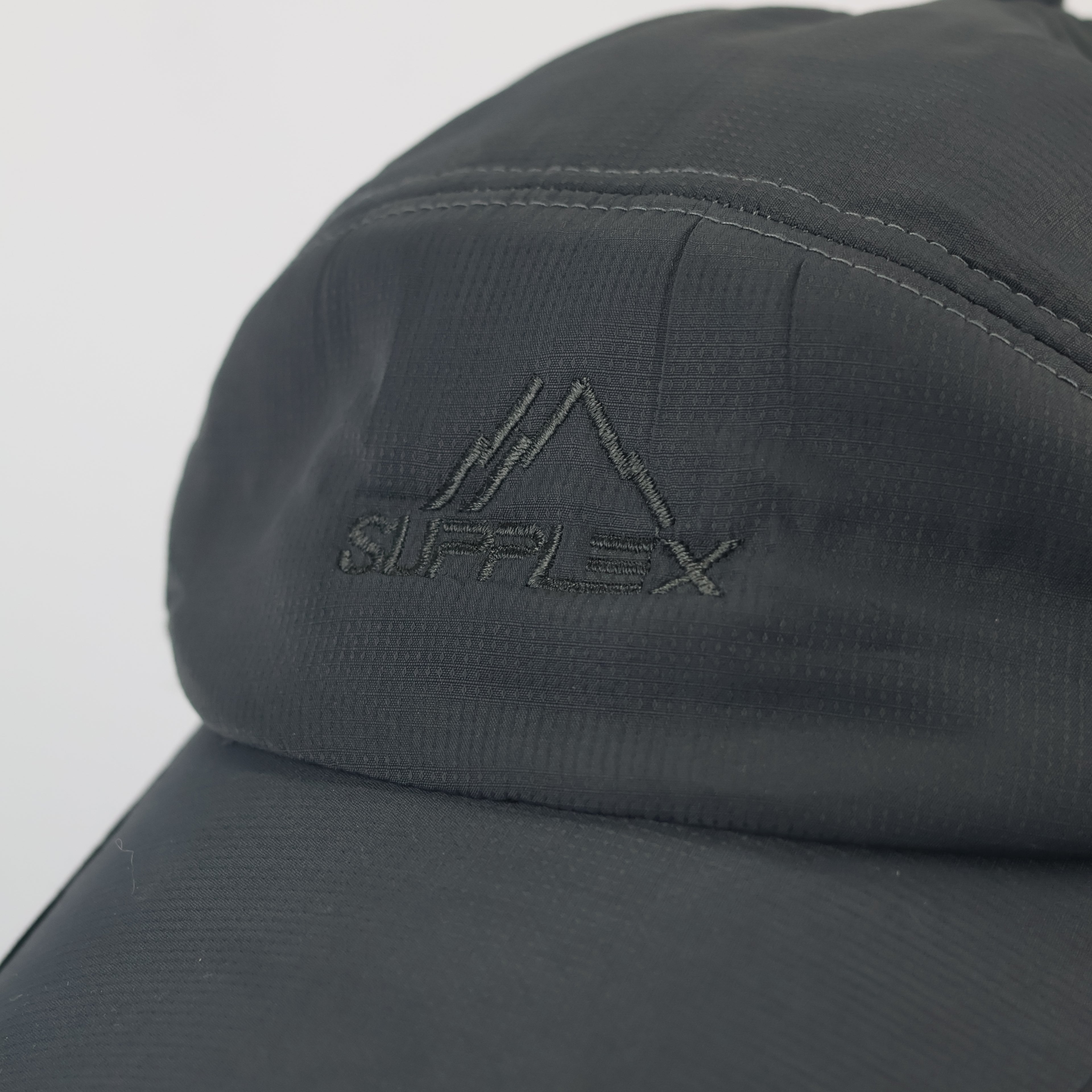 Classic "SUPPLEX" Grey Winter Thrifted Beanie - Warm Knit Hat (Adult Size)