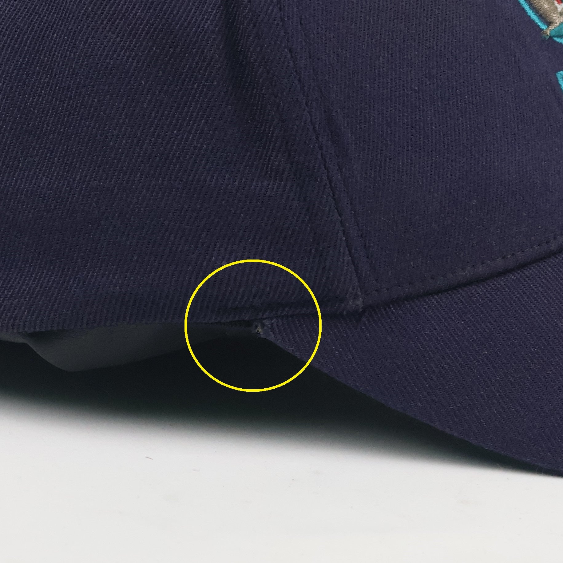 Vintage Seattle Mariners Fitted Hat | Thrifted Navy Blue MLB Baseball Cap 57-58cm