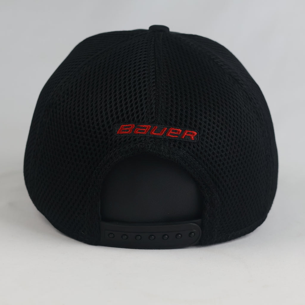 Thrifted New Era 9FORTY Bauer Vapor 1X Hockey Mesh Trucker Hat | 10817