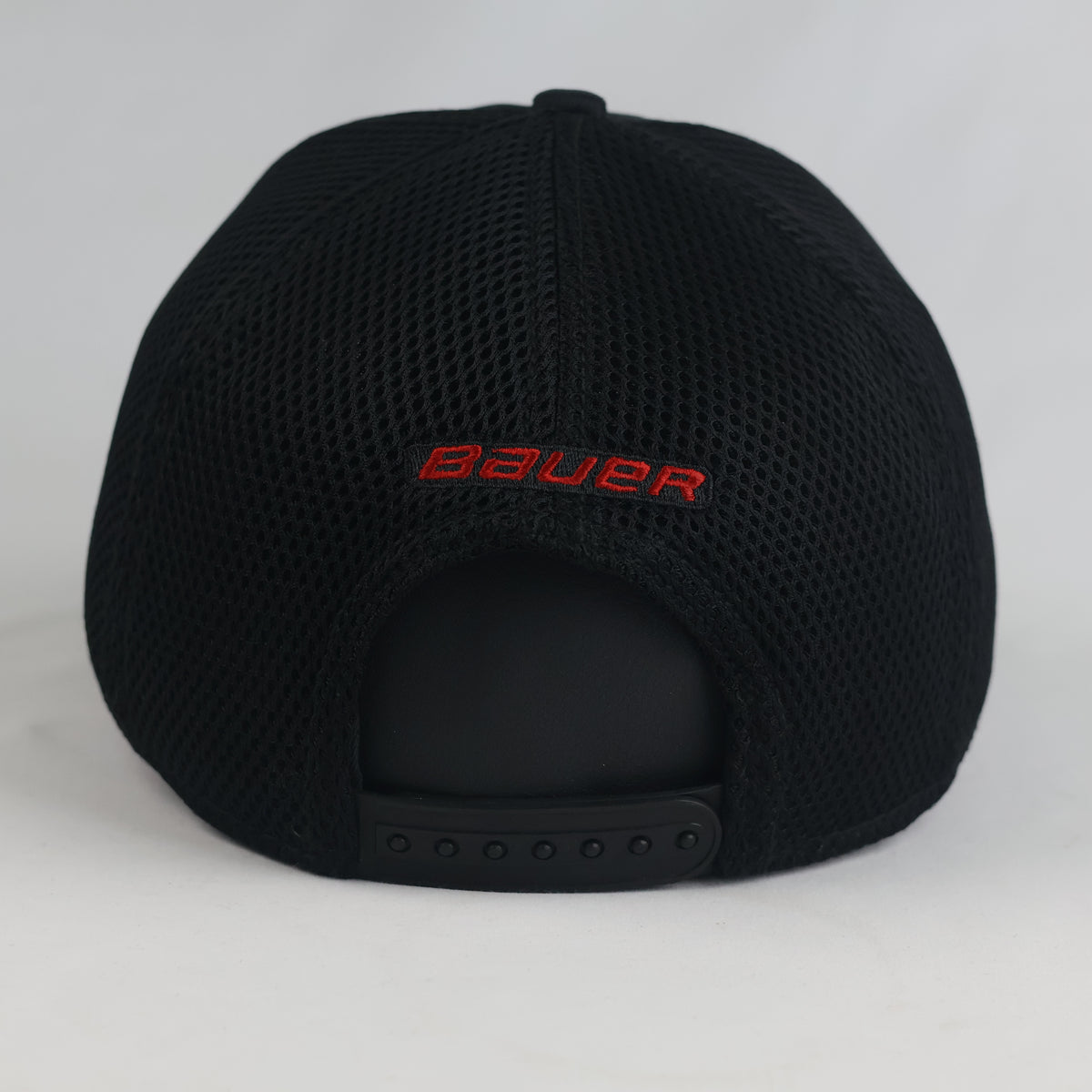 Thrifted New Era 9FORTY Bauer Vapor 1X Hockey Mesh Trucker Hat | 10817