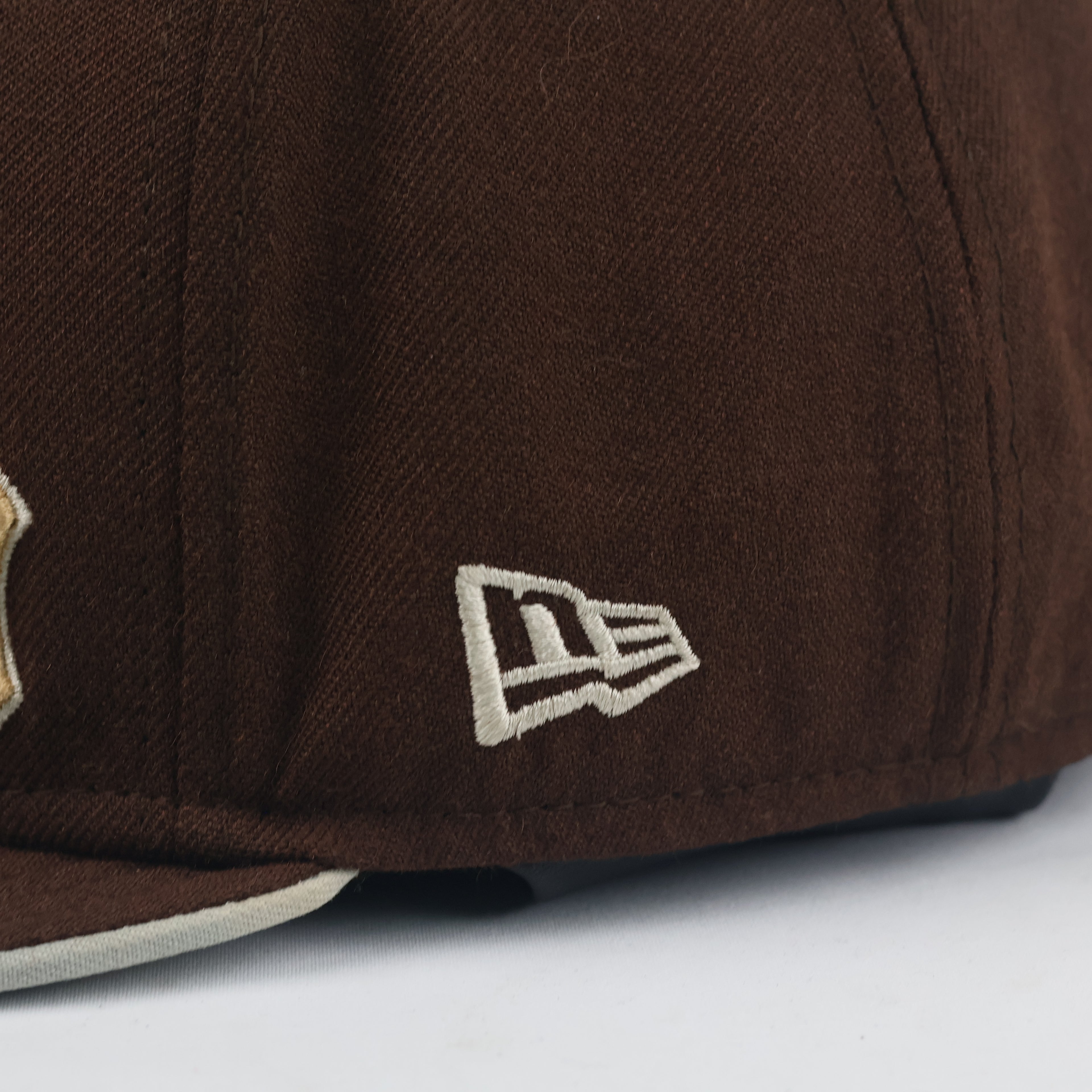 Vintage New Era 59FIFTY New York Yankees Hat | Thrifted Brown Fitted MLB Cap 7 3/8