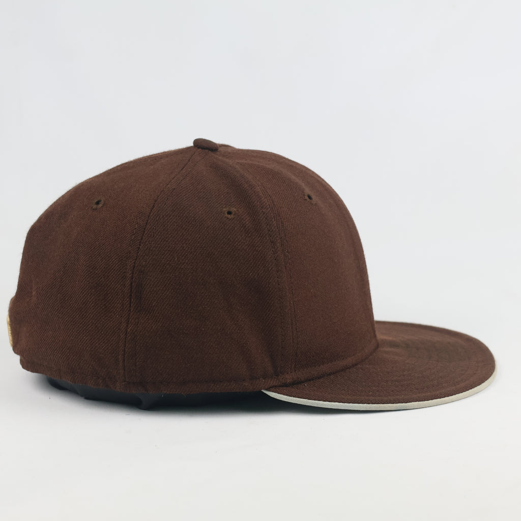 Vintage New Era 59FIFTY New York Yankees Hat | Thrifted Brown Fitted MLB Cap 7 3/8