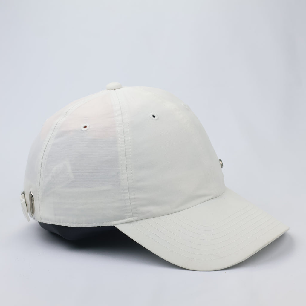 Nike Heritage86 Metal Swoosh Thrifted Cap - White Adjustable Dad Hat