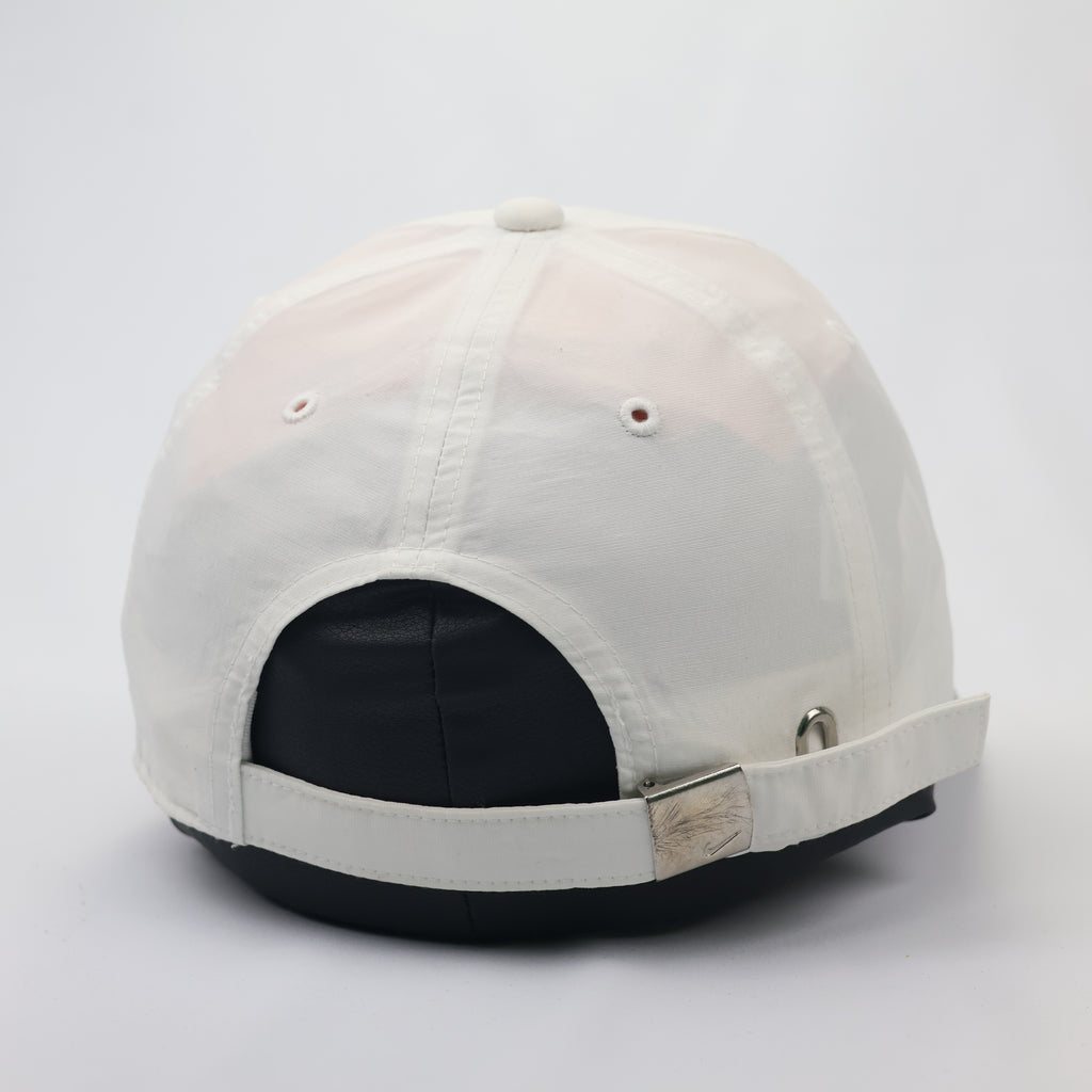 Nike Heritage86 Metal Swoosh Thrifted Cap - White Adjustable Dad Hat