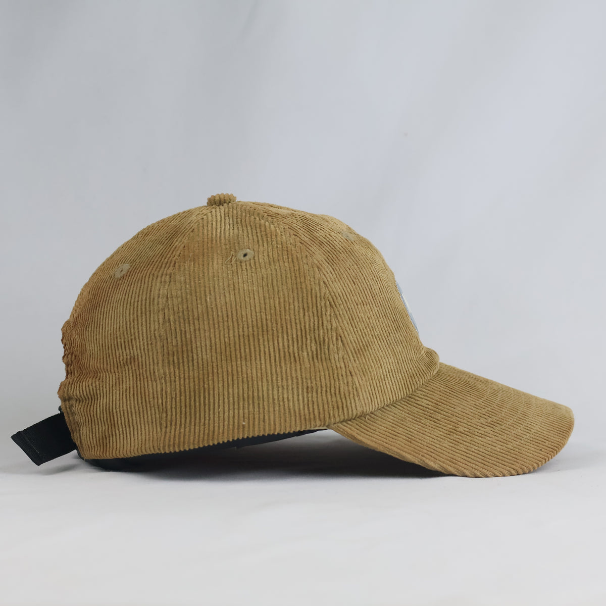 Thrifted Murphy & Nye Beige Corduroy Strapback Dad Hat | 10814