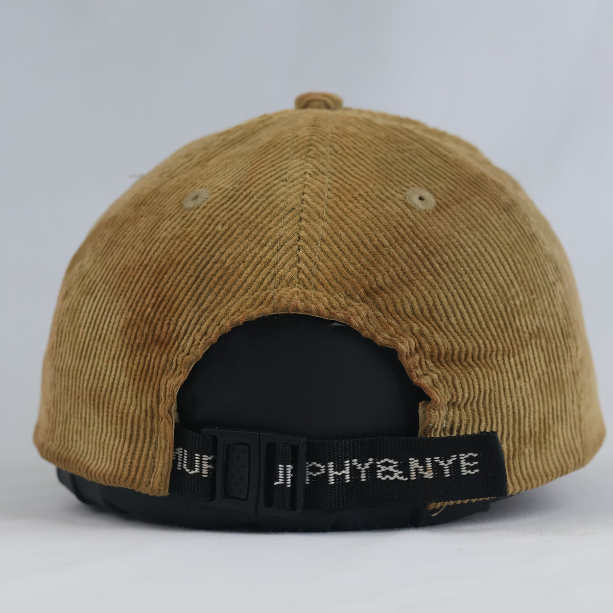 Thrifted Murphy & Nye Beige Corduroy Strapback Dad Hat | 10814