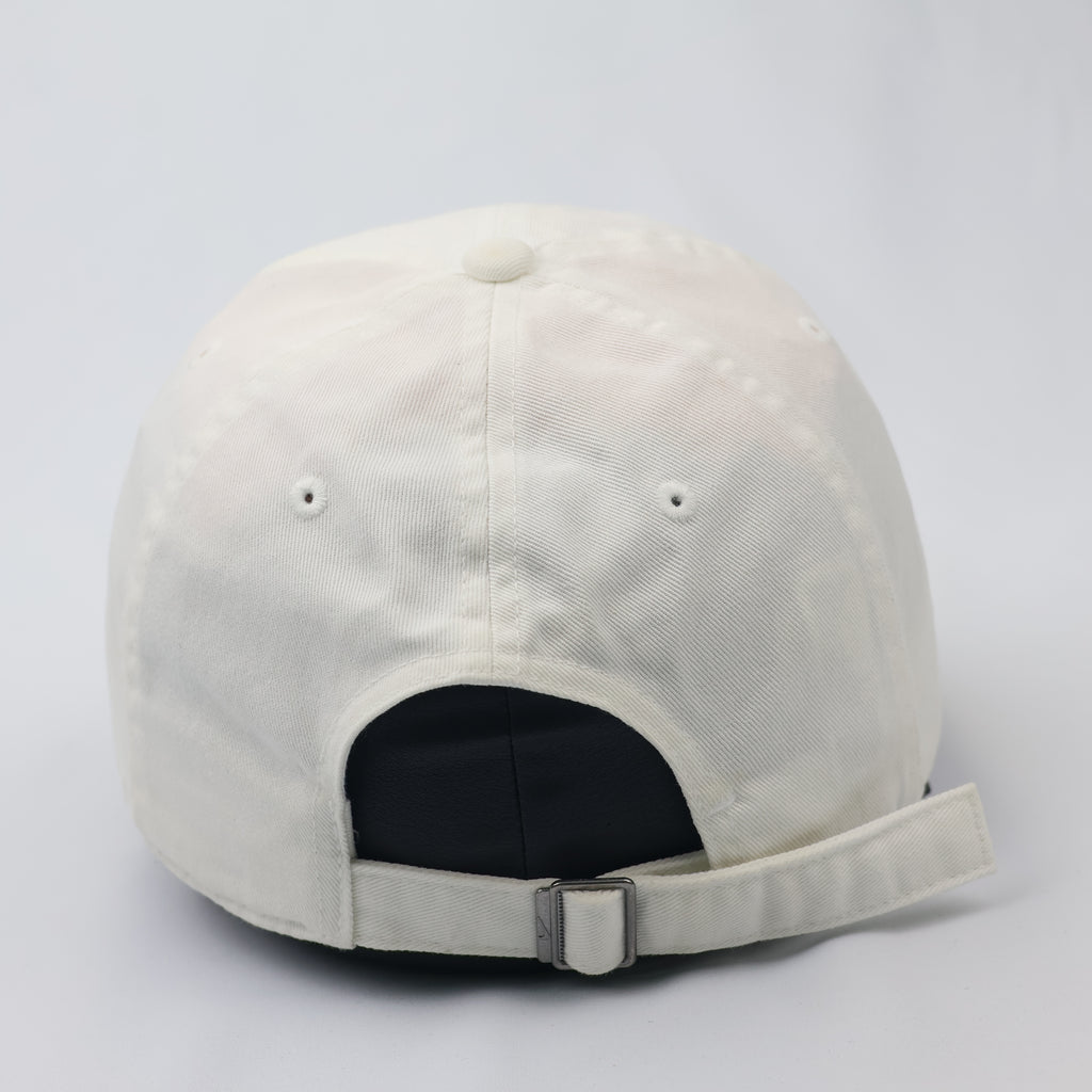 Nike Heritage86 Futura Logo Dad Thrifted Hat - Off-White Adjustable Cap