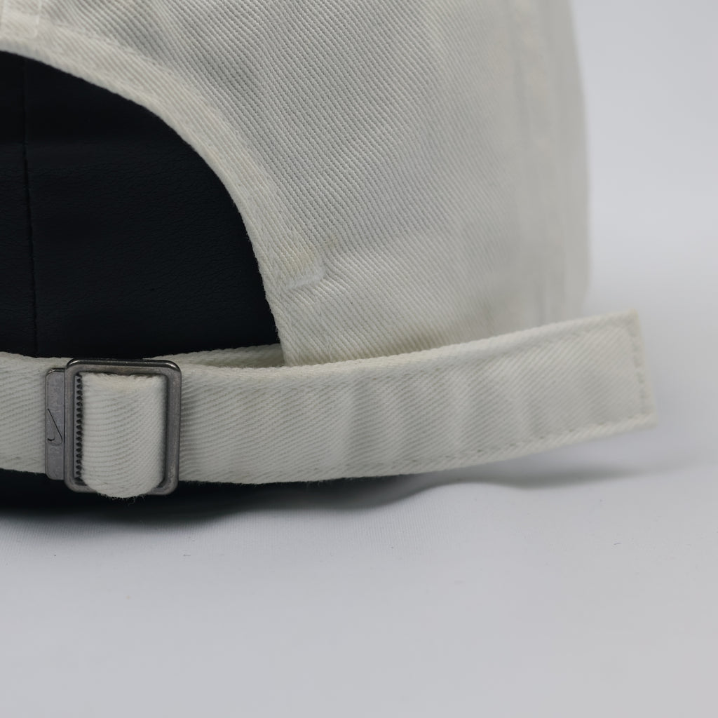 Nike Heritage86 Futura Logo Dad Thrifted Hat - Off-White Adjustable Cap