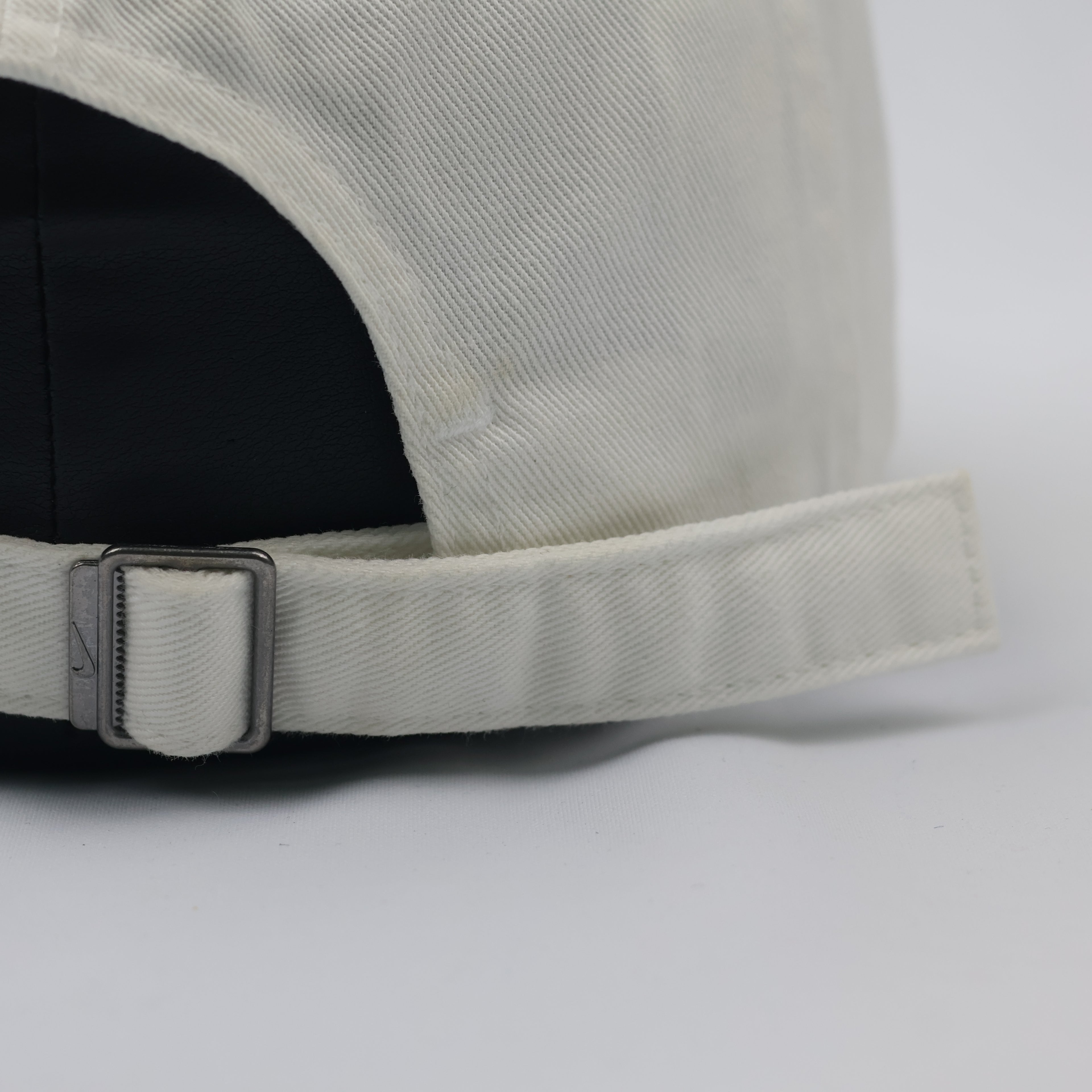 Nike Heritage86 Futura Logo Dad Thrifted Hat - Off-White Adjustable Cap