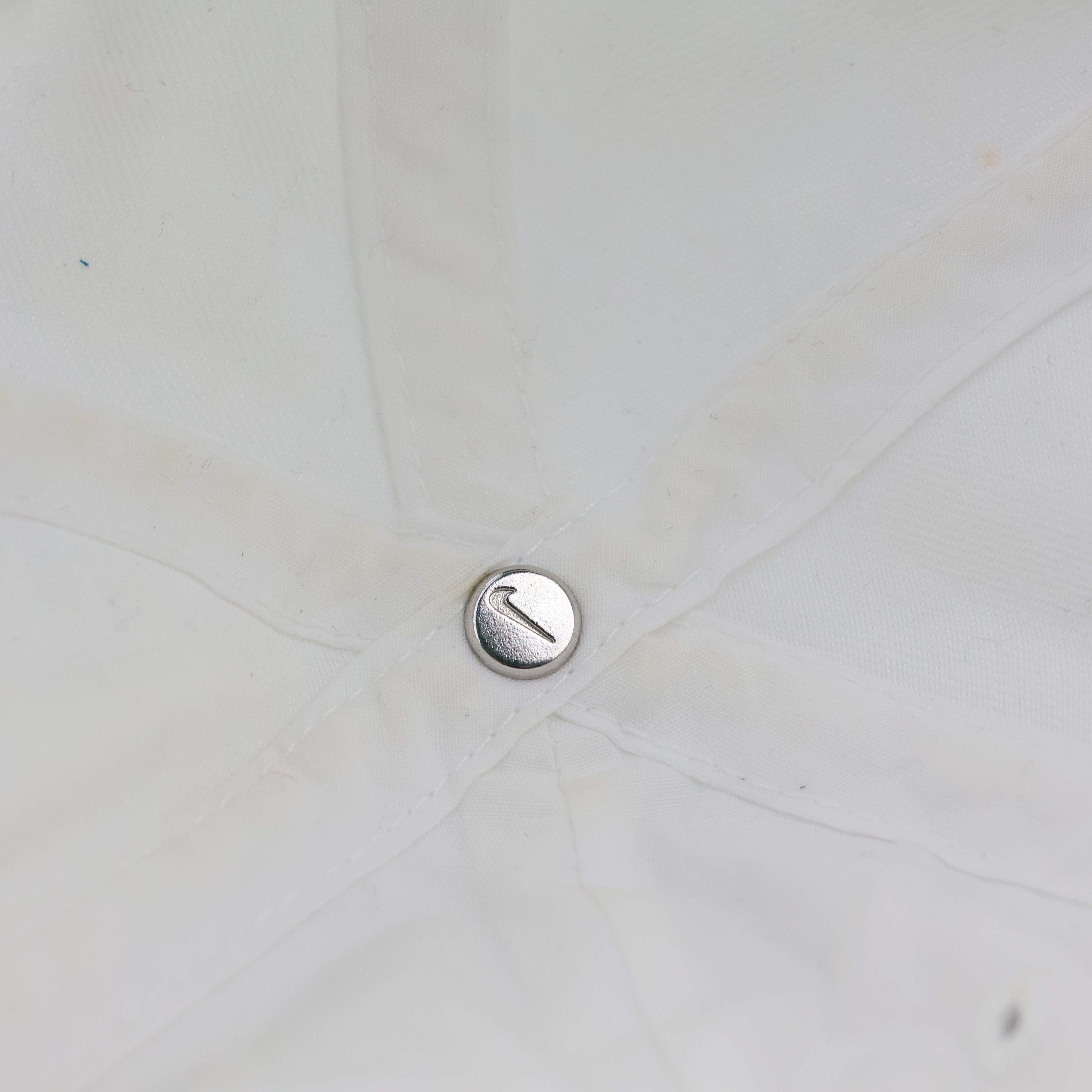 Nike Heritage86 Futura Logo Dad Thrifted Hat - Off-White Adjustable Cap