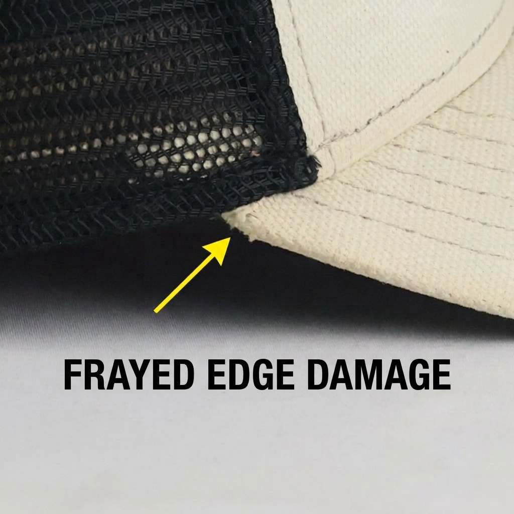 Thrifted Djinns Palm Tree Patch Canvas Mesh Trucker Hat | 10824