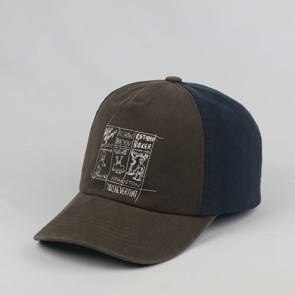 Vintage thisisneverthat x Daniel Johnston Hat | Thrifted Brown Navy Snapback Cap