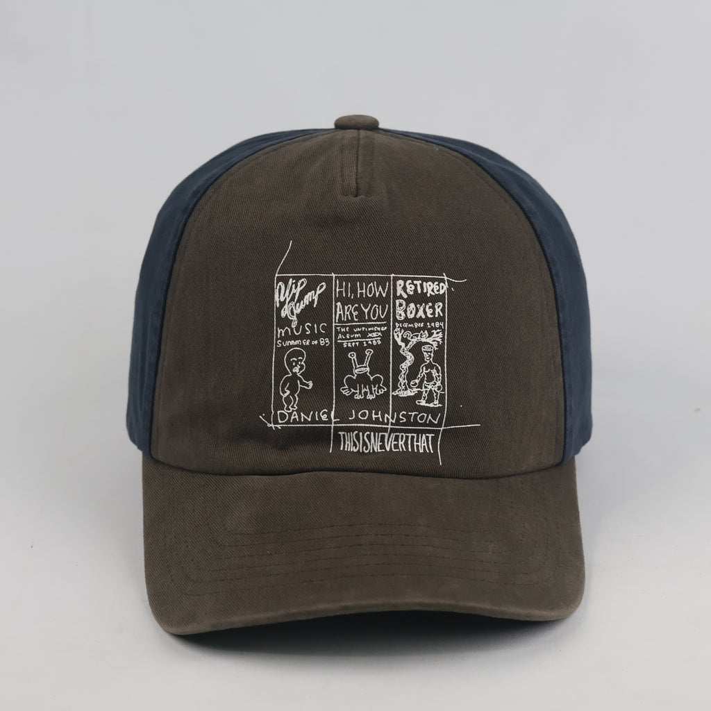 Vintage thisisneverthat x Daniel Johnston Hat | Thrifted Brown Navy Snapback Cap