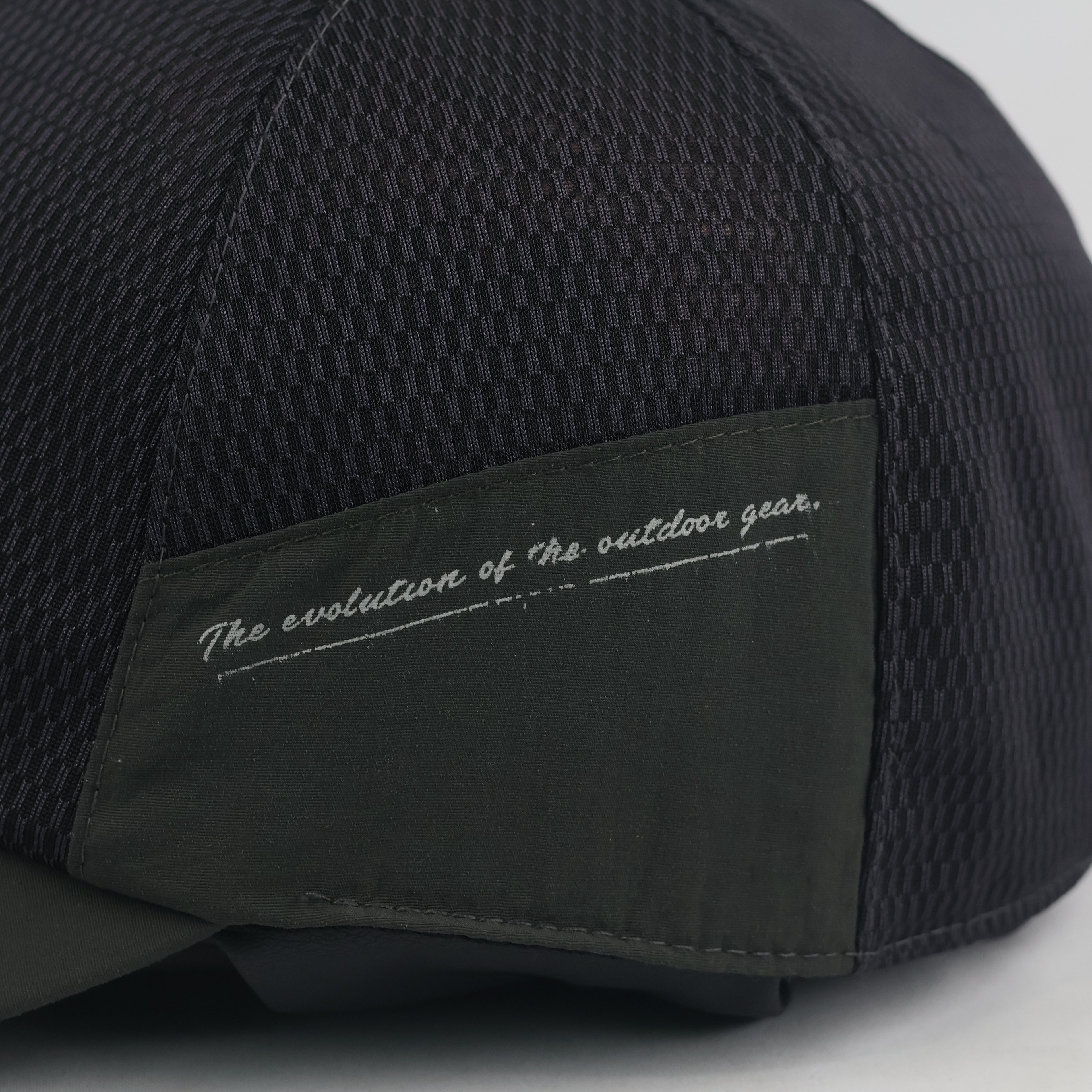 Lancetti Milano Tech Mesh Cap - Charcoal Dark Green Outdoor Sport Hat