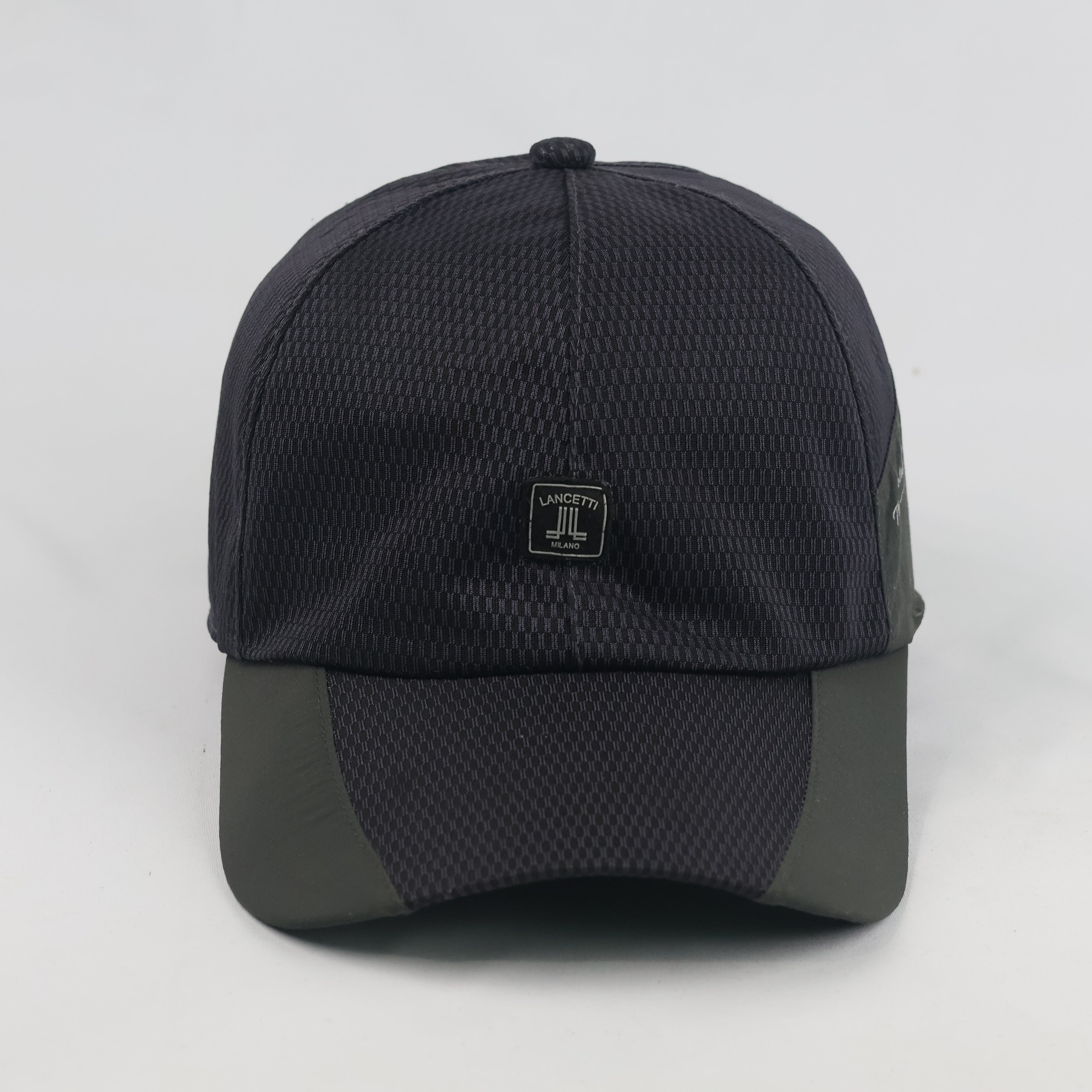 Lancetti Milano Tech Mesh Cap - Charcoal Dark Green Outdoor Sport Hat