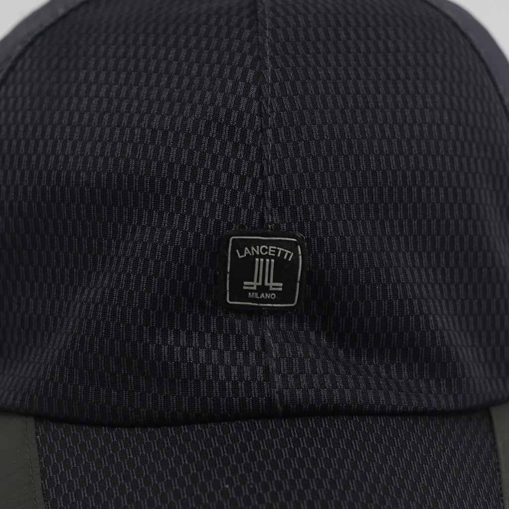 Lancetti Milano Tech Mesh Cap - Charcoal Dark Green Outdoor Sport Hat