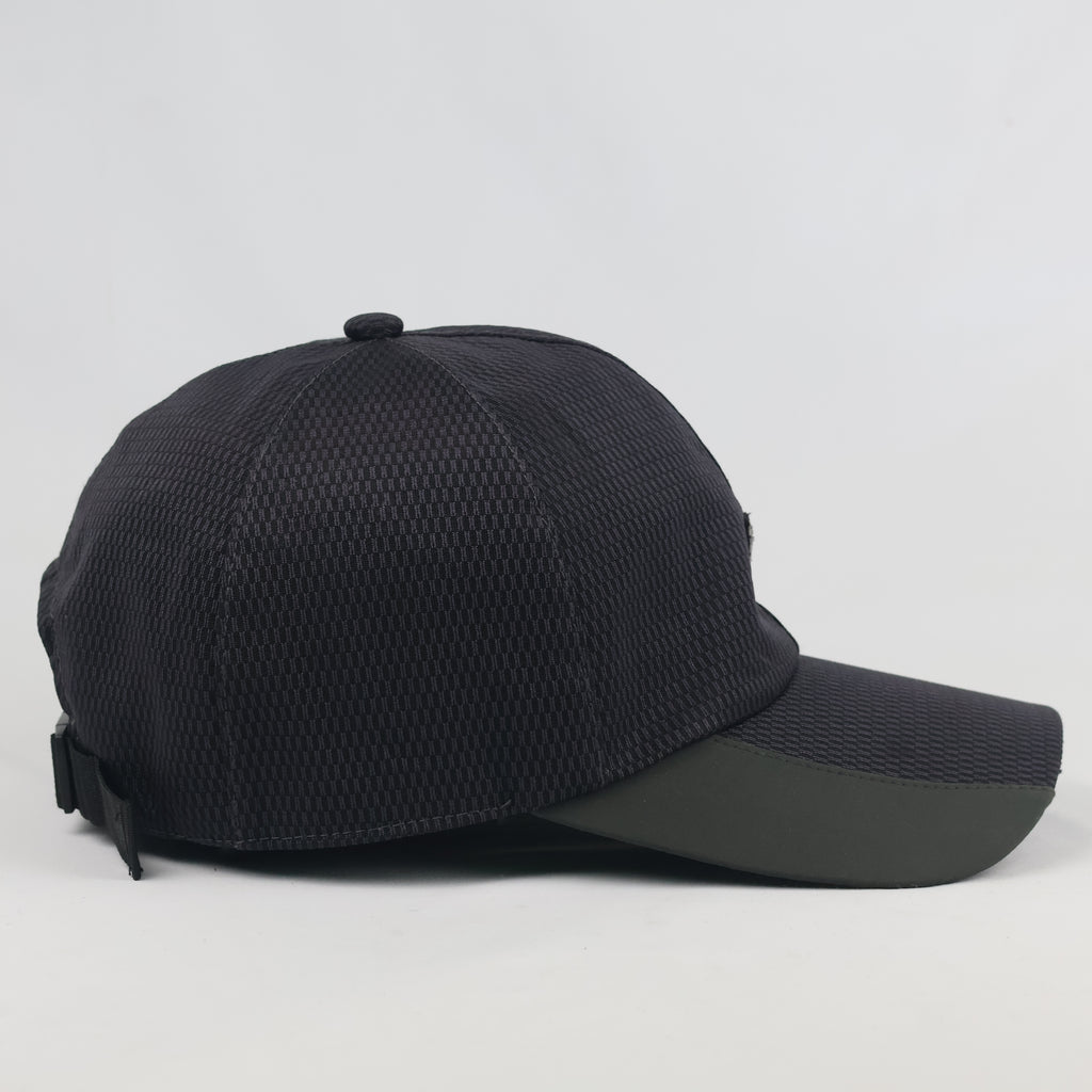 Lancetti Milano Tech Mesh Cap - Charcoal Dark Green Outdoor Sport Hat