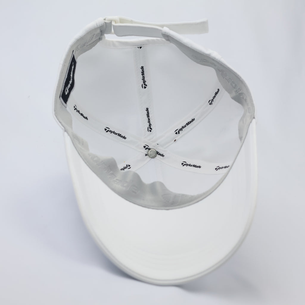 TaylorMade Signed Performance Golf Thrifted Cap - White Athlete Autographed