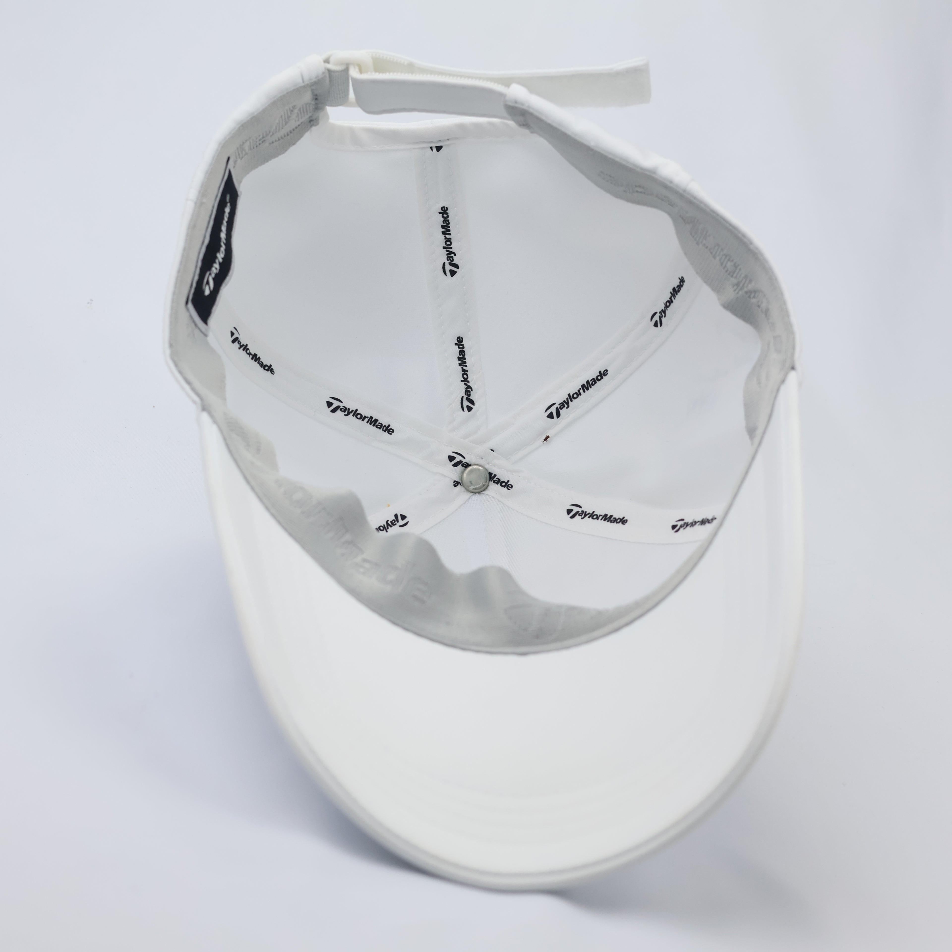 TaylorMade Signed Performance Golf Thrifted Cap - White Athlete Autographed