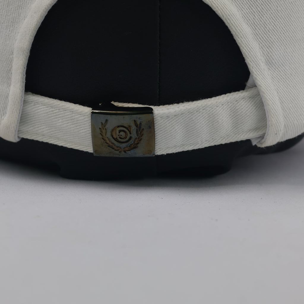 Vintage Caido Golf Strapback Hat | Thrifted White Red Korean Event Cap