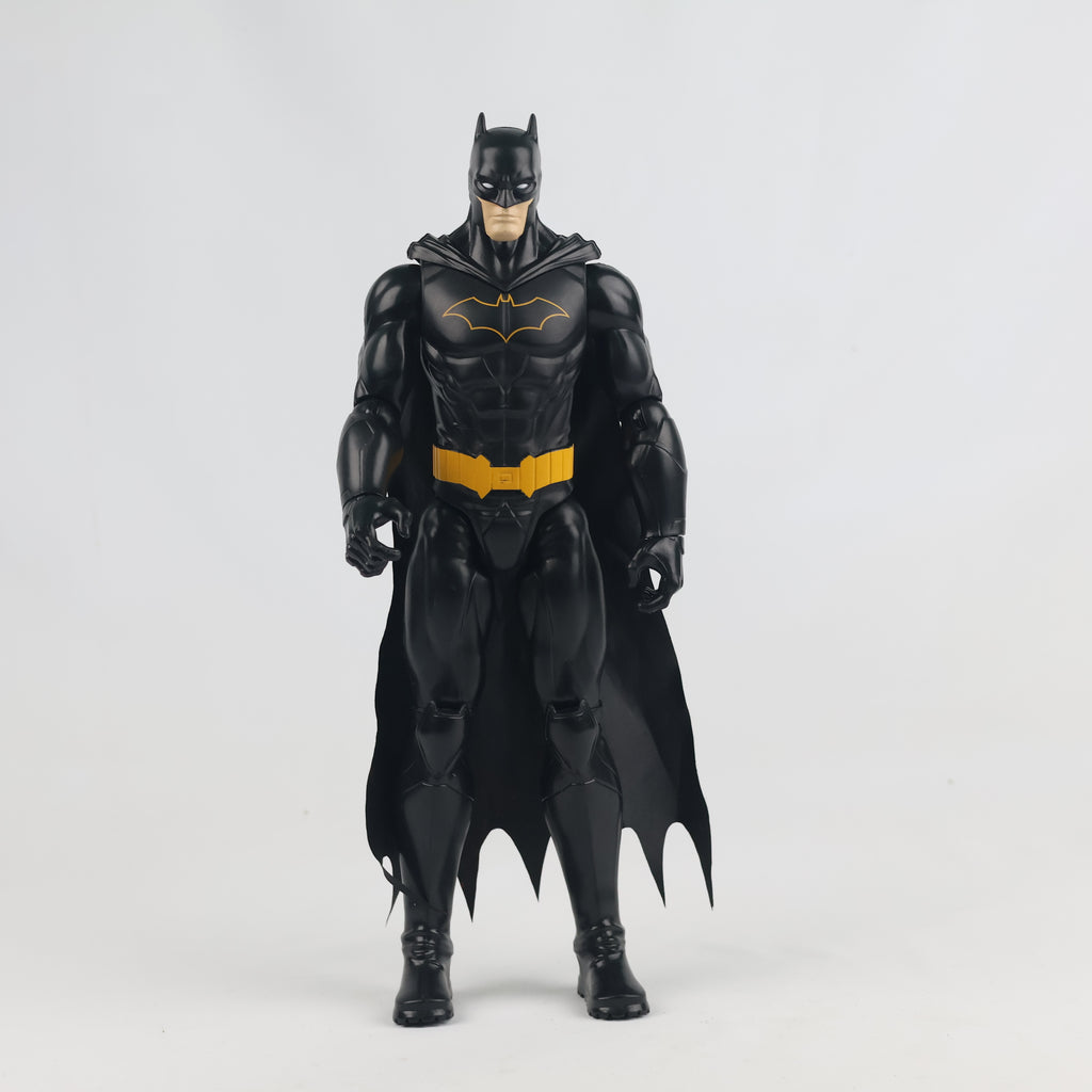 Vintage DC Comics Batman 12-Inch Action Figure | Thrifted Black & Gold Collectible
