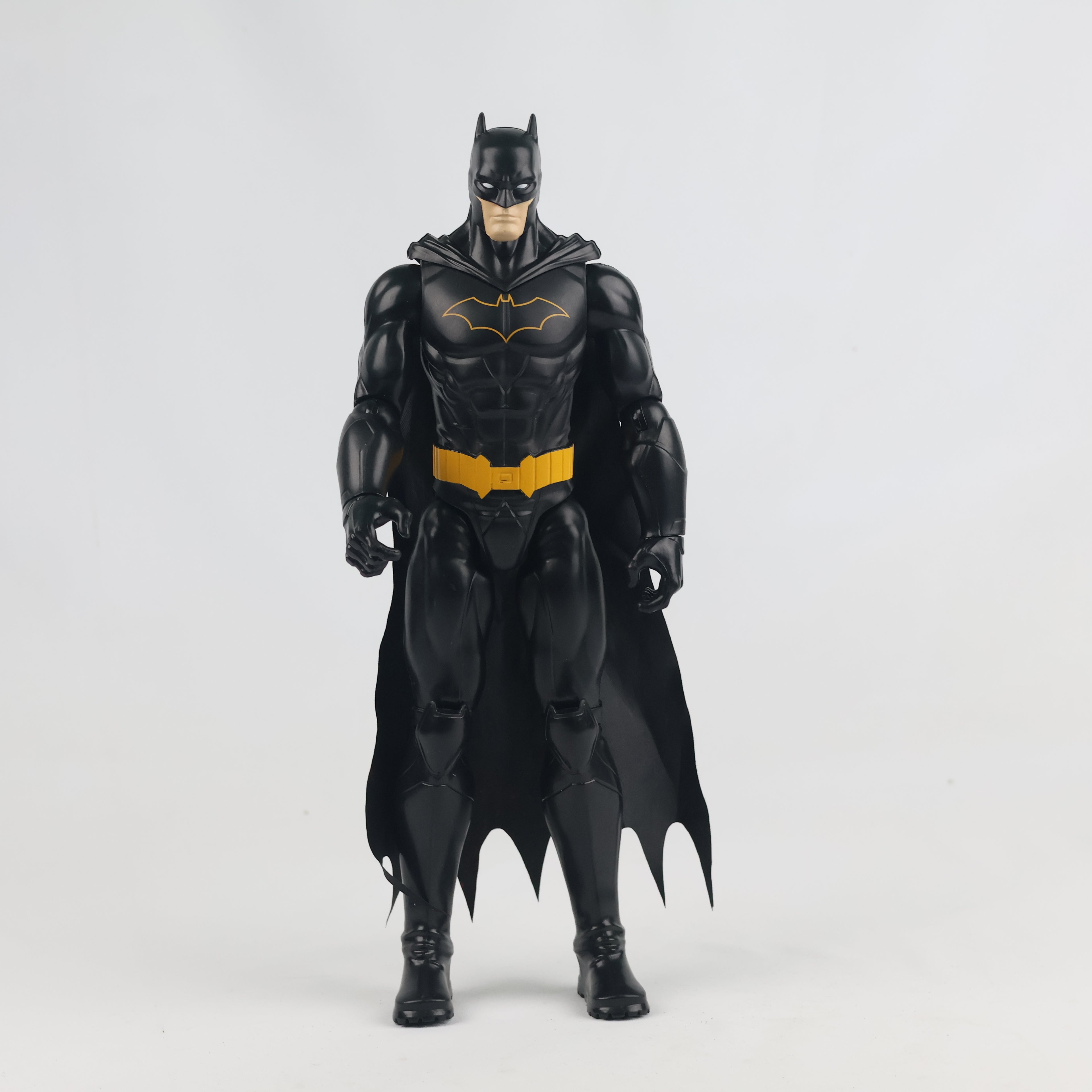 Vintage DC Comics Batman 12-Inch Action Figure | Thrifted Black & Gold Collectible