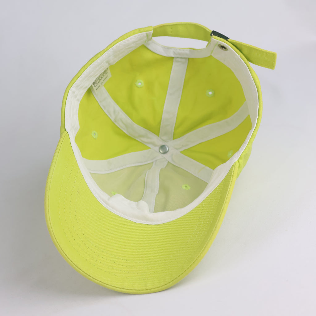 Thrifted Chance Lime Green "good ness" Embroidered Cotton Dad Hat (Size 56–57 cm) | 10852