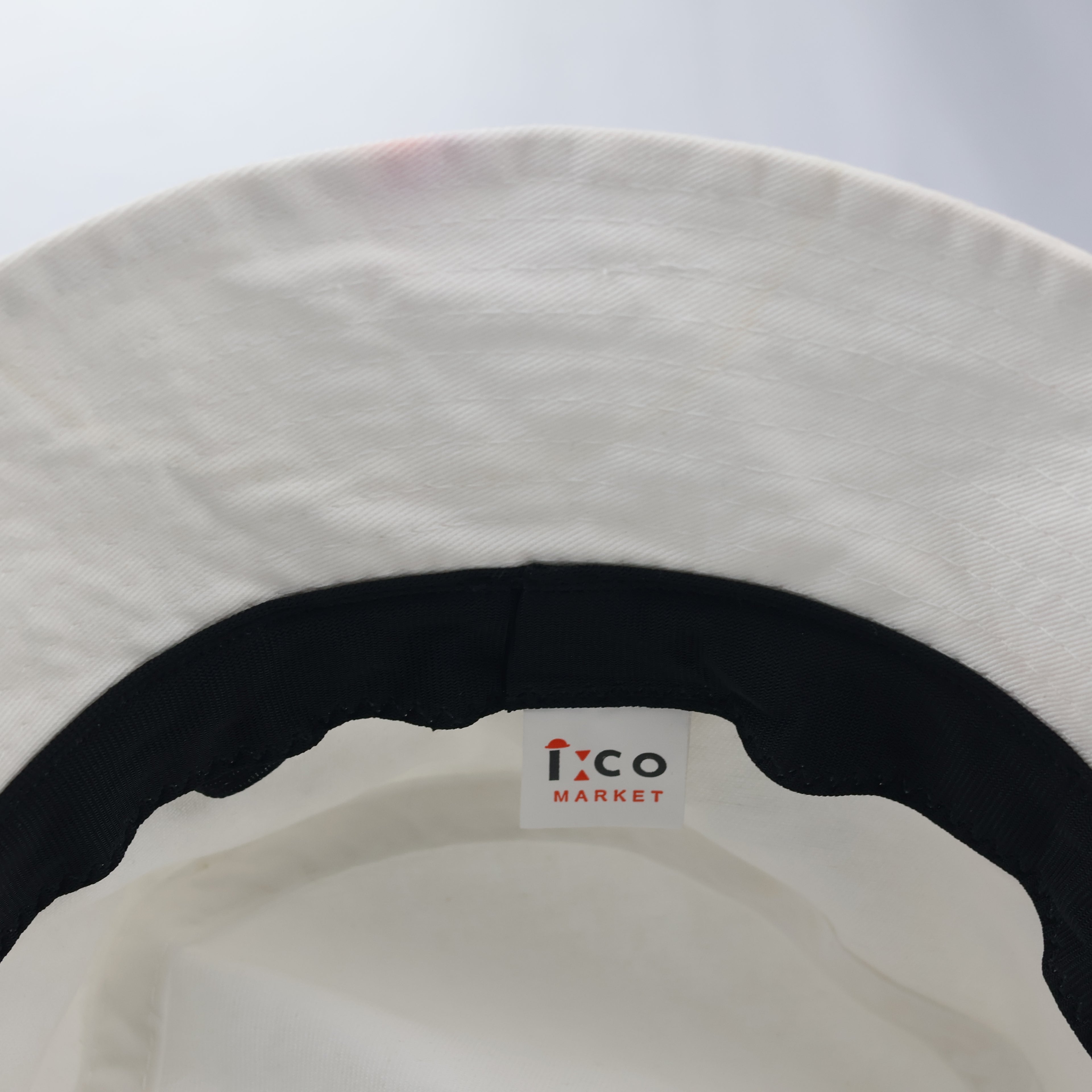 White Mesh Panel Bucket Hat - Breathable Summer Festival Cap