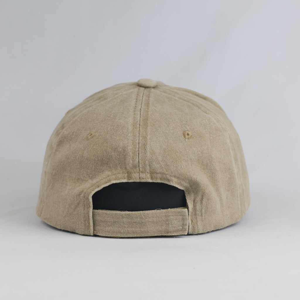 Thrifted Vintage Washed Tan "ROMA Italia" Dad Hat Cap  (Size 57–59 cm) | 10830