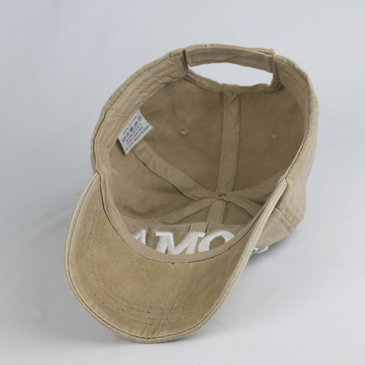 Thrifted Vintage Washed Tan "ROMA Italia" Dad Hat Cap  (Size 57–59 cm) | 10830