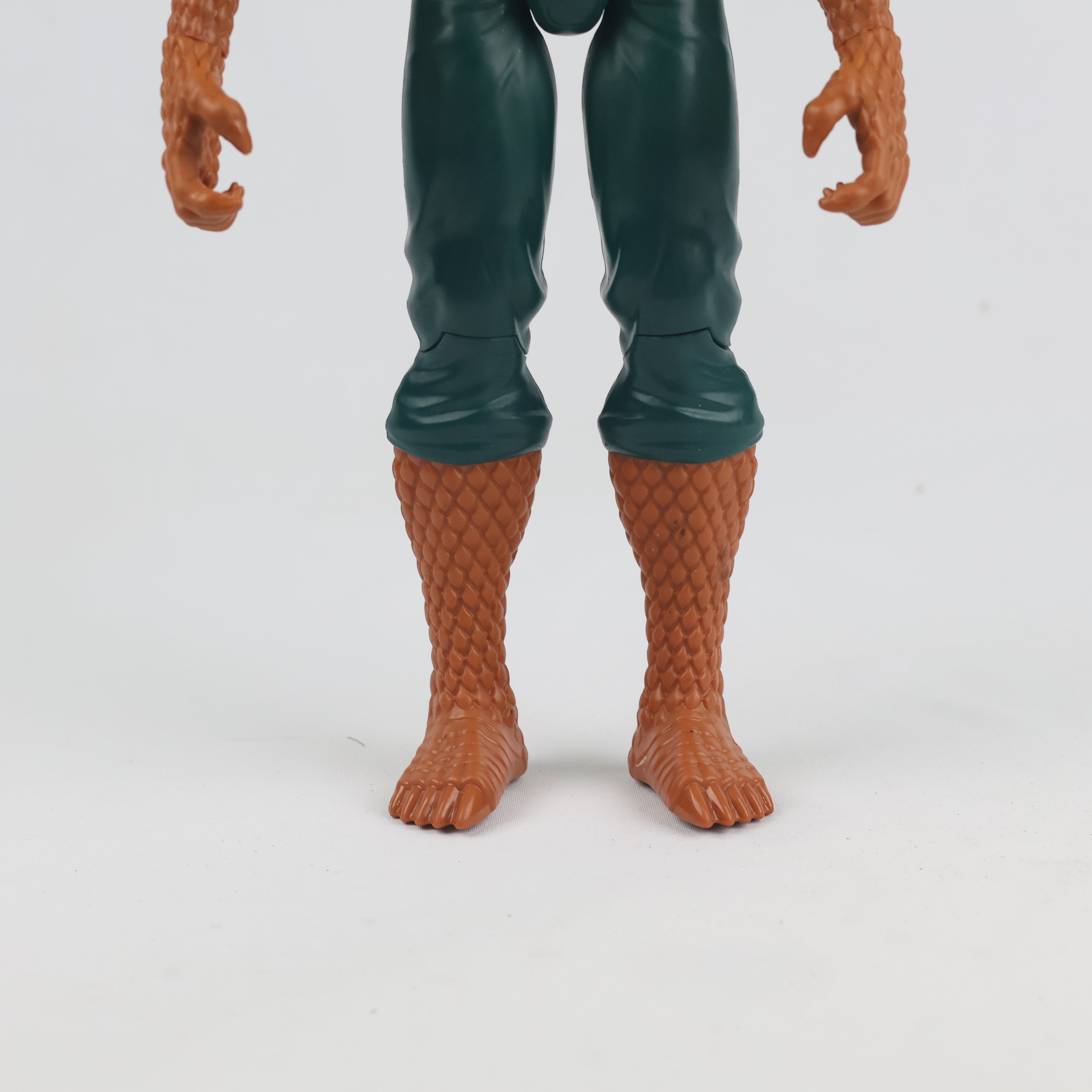 Vintage 12-Inch Snake Man Action Figure | Thrifted Brown Reptile Monster Toy