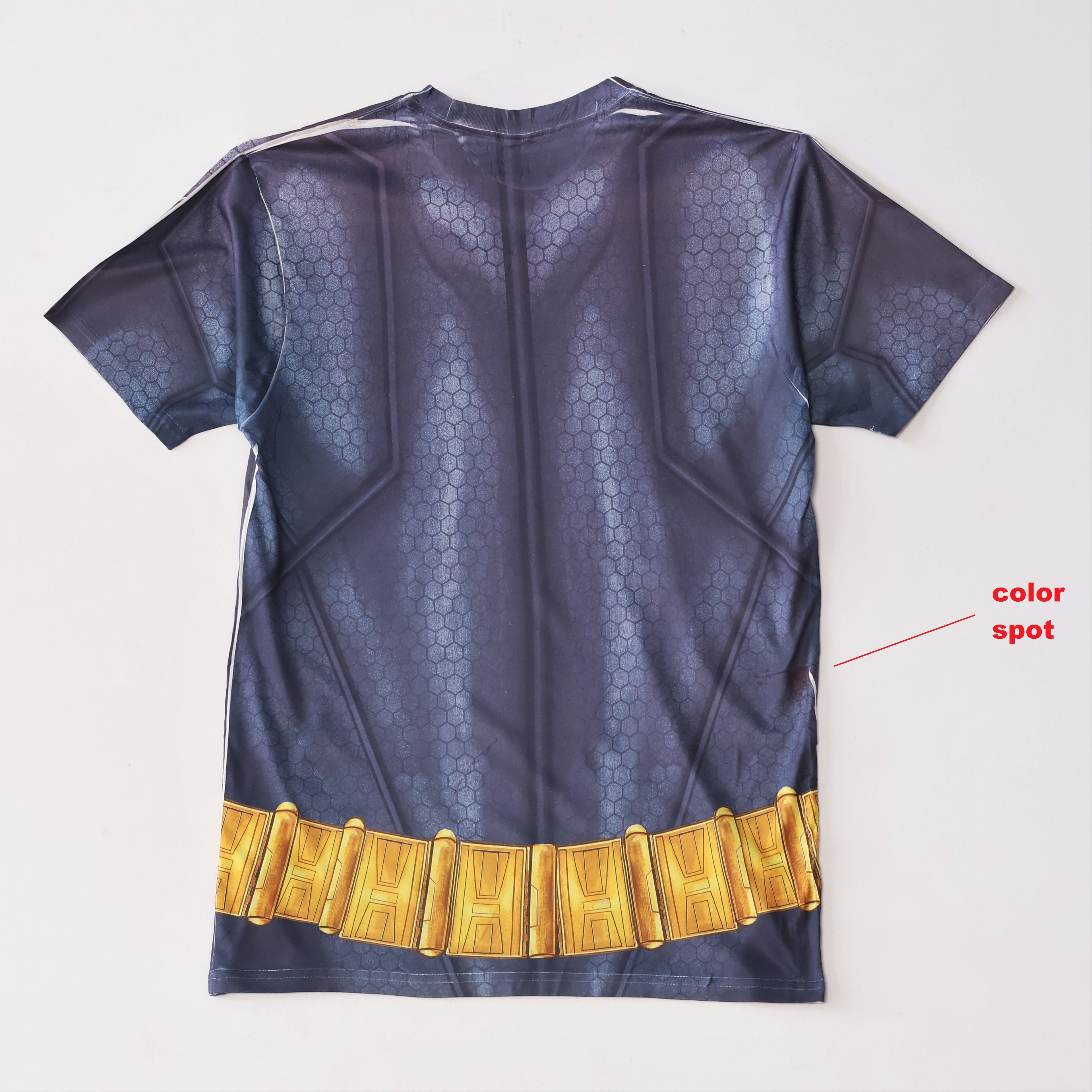 DC Comics Batman Armor Costume Thrifted Tee - Sublimation Print Sportswear